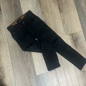 NWOT Boys Black Skinny Levi’s